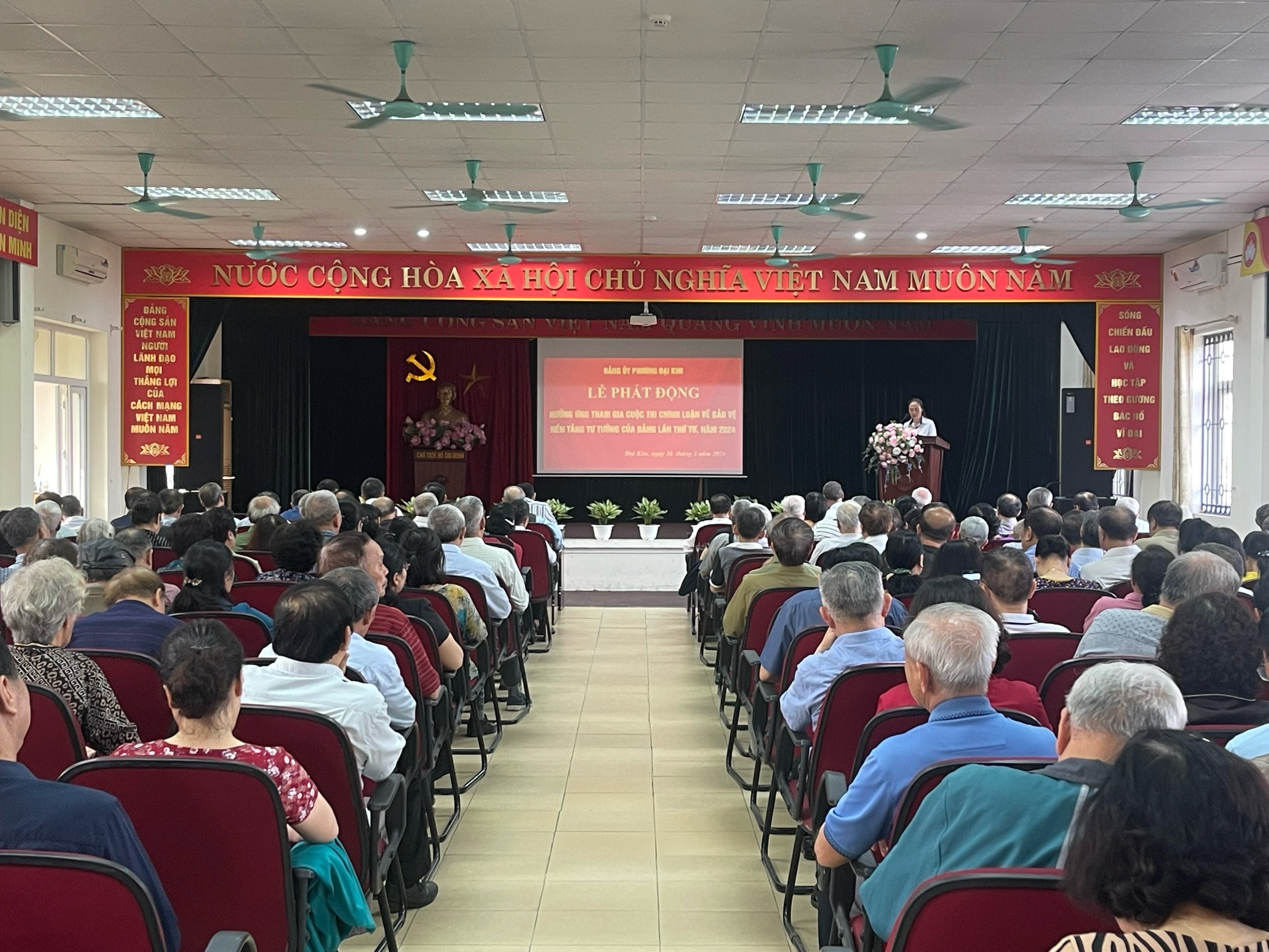 Đảng ủy phường Đại Kim tổ chức Lễ phát động cuộc thi chính luận về bảo vệ nền tảng tư tưởng của Đảng lần thứ Tư, năm 2024